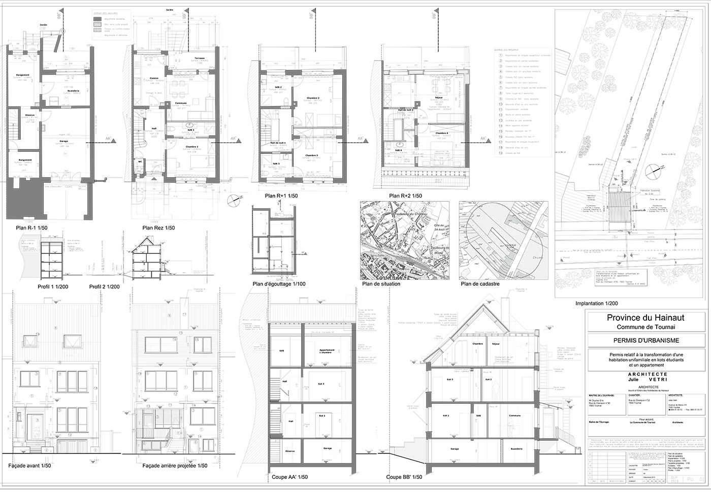 Plan de l'habitation
